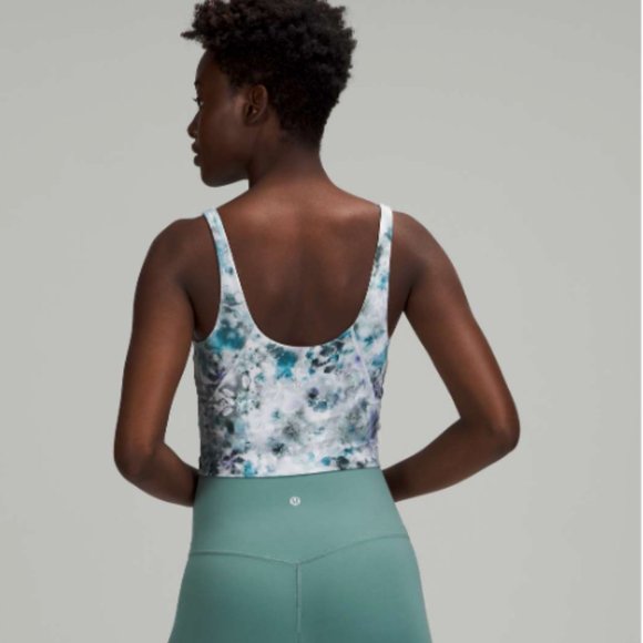 lululemon athletica Tops - Lululemon Align Tank Kaleidofloral Multi (Blue/White/Teal) SZ 14 - like new!